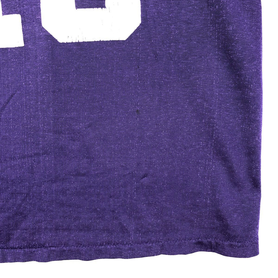 90'S Rawlings NFL Minnesota Vikings 3/4 Sleeve Sports Print T-Shirt, Women's Size S (Equivalent), Vintage unclear purple type Vintage Second Hand