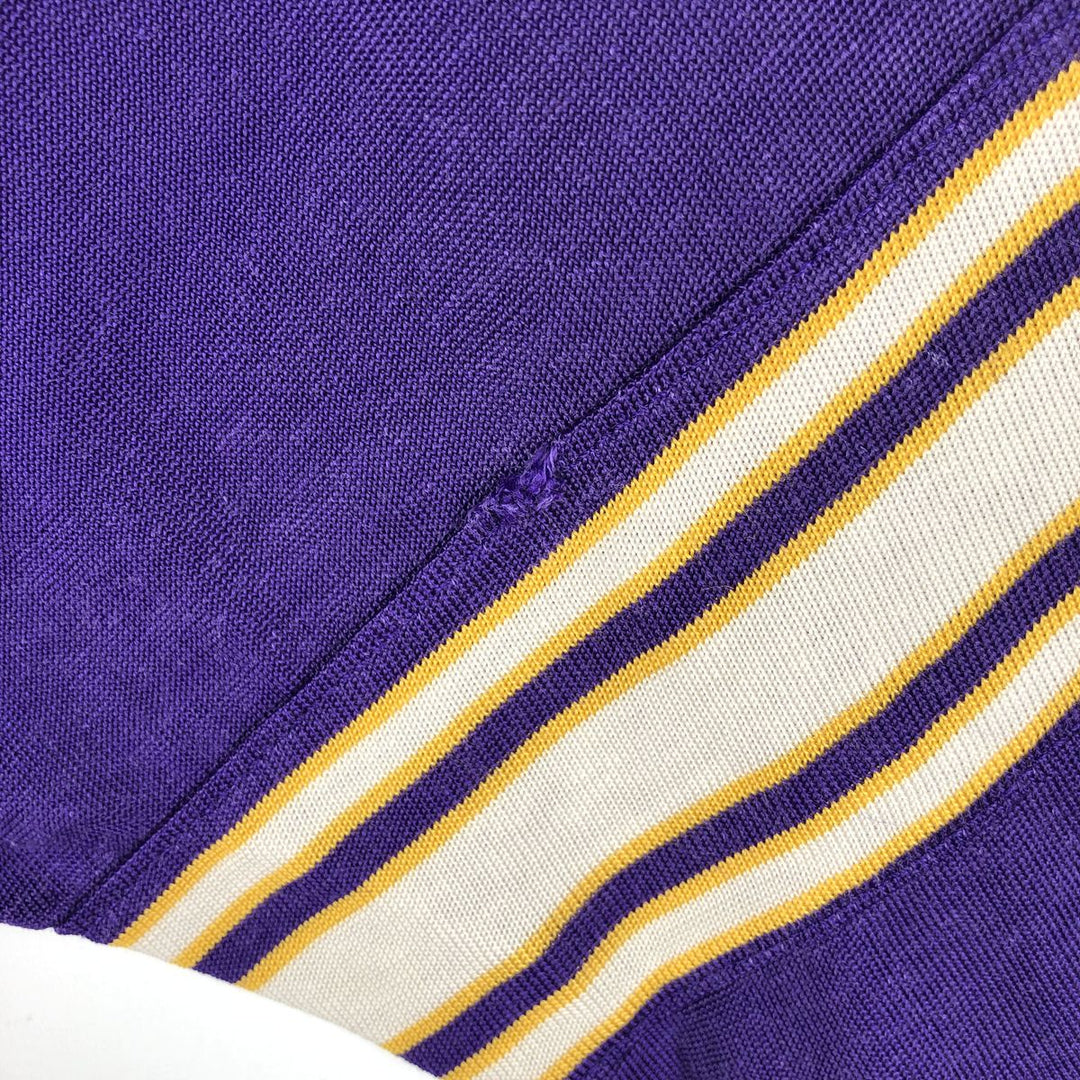 90'S Rawlings NFL Minnesota Vikings 3/4 Sleeve Sports Print T-Shirt, Women's Size S (Equivalent), Vintage unclear purple type Vintage Second Hand
