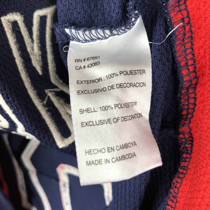 Reebok NHL New York Rangers 3/4 Sleeve Lace-Up Game Shirt Hockey Shirt Women's Size M (approx.) polyester navy blue type Vintage Second Hand