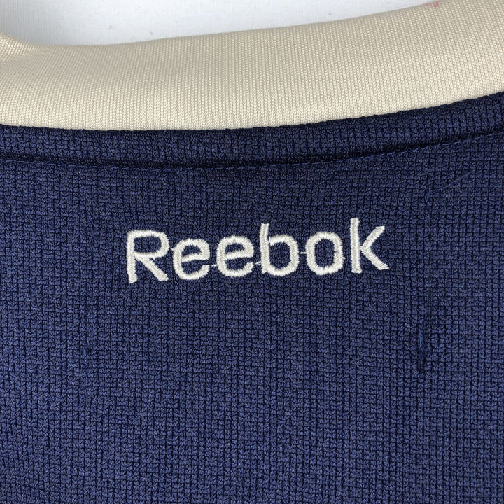 Reebok NHL New York Rangers 3/4 Sleeve Lace-Up Game Shirt Hockey Shirt Women's Size M (approx.) polyester navy blue type Vintage Second Hand