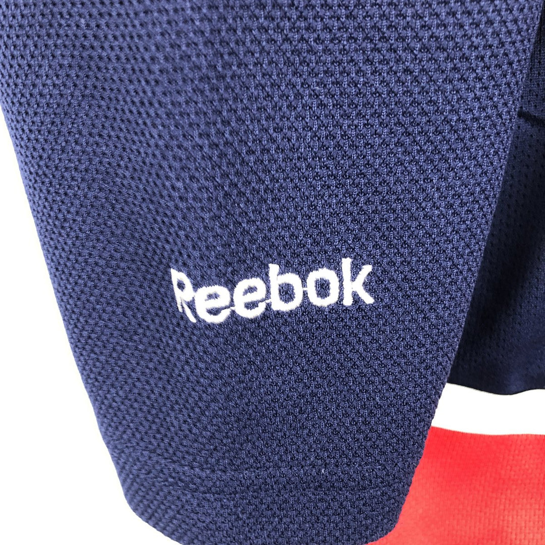Reebok NHL New York Rangers 3/4 Sleeve Lace-Up Game Shirt Hockey Shirt Women's Size M (approx.) polyester navy blue type Vintage Second Hand