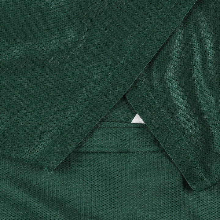 Champion MICHIGAN STATE College V-Neck 3/4 Sleeve Mesh Game Shirt, Made in USA, Women's Size M (approx.) Nylon green type Vintage Second Hand