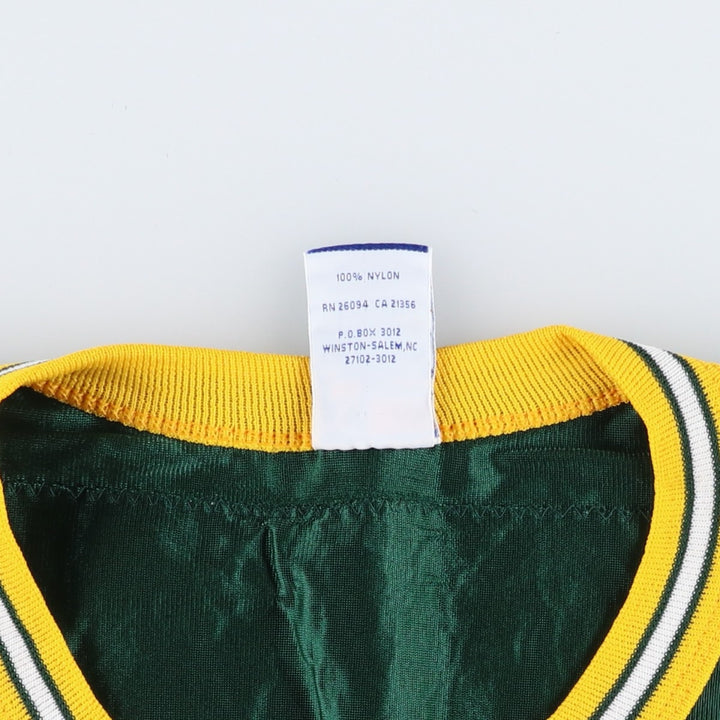 90'S Champion Authentic Athletic Apparel NFL Green Bay Packers V-neck Game Shirt, Women's Size L (approx.) Nylon green type Vintage Second Hand