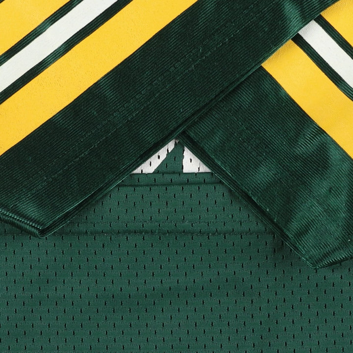 90'S Champion Authentic Athletic Apparel NFL Green Bay Packers V-neck Game Shirt, Women's Size L (approx.) Nylon green type Vintage Second Hand