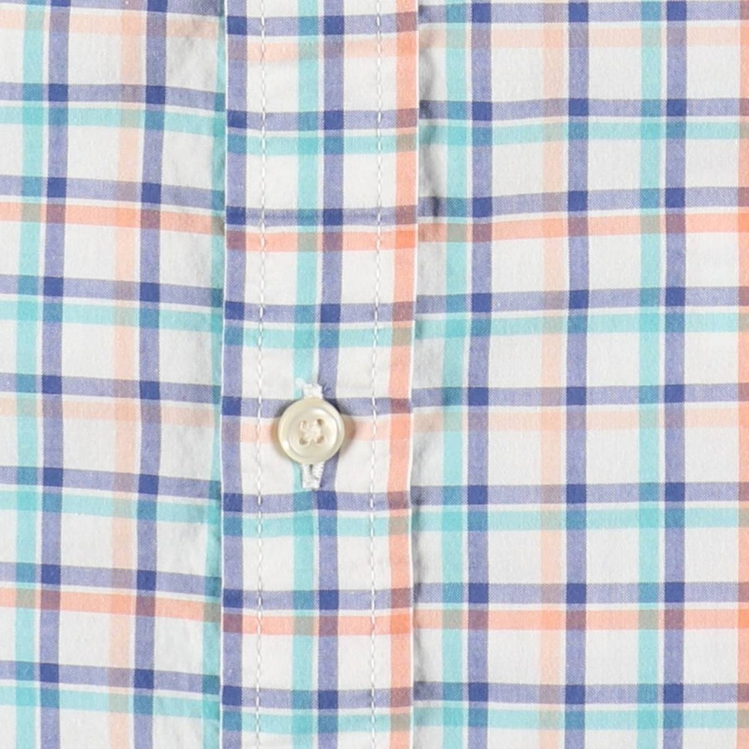 Ralph Lauren long-sleeved button-down check shirt, women's size XL. cotton white type Vintage Second Hand