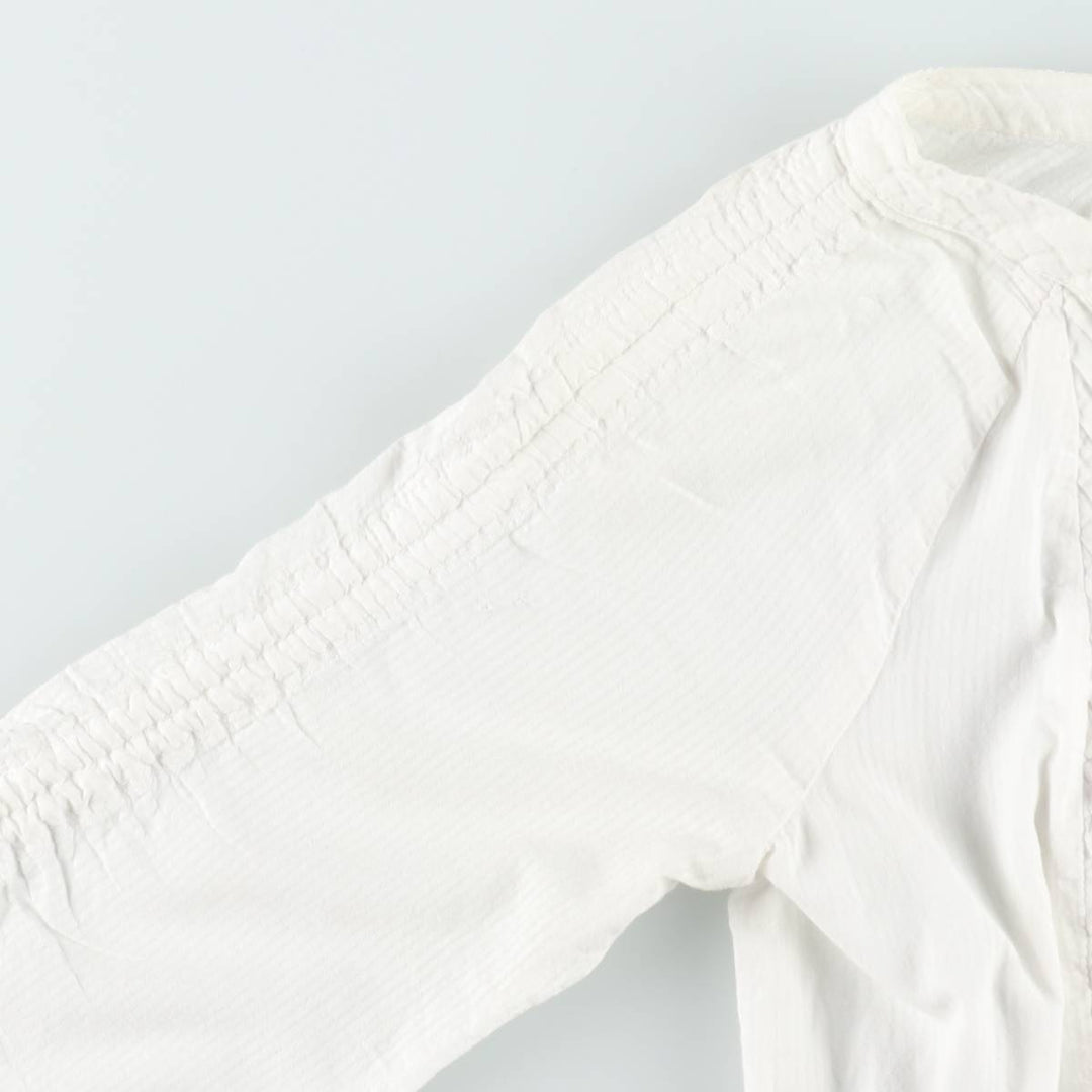 DKNY Jeans pullover blouse, five-quarter sleeve, women's size XS. cotton white type Vintage Second Hand