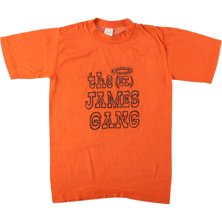 70'S Sportswear Print T-Shirt, Made in USA, Women's Size S (approx.), Vintage polyester orange type Vintage Second Hand