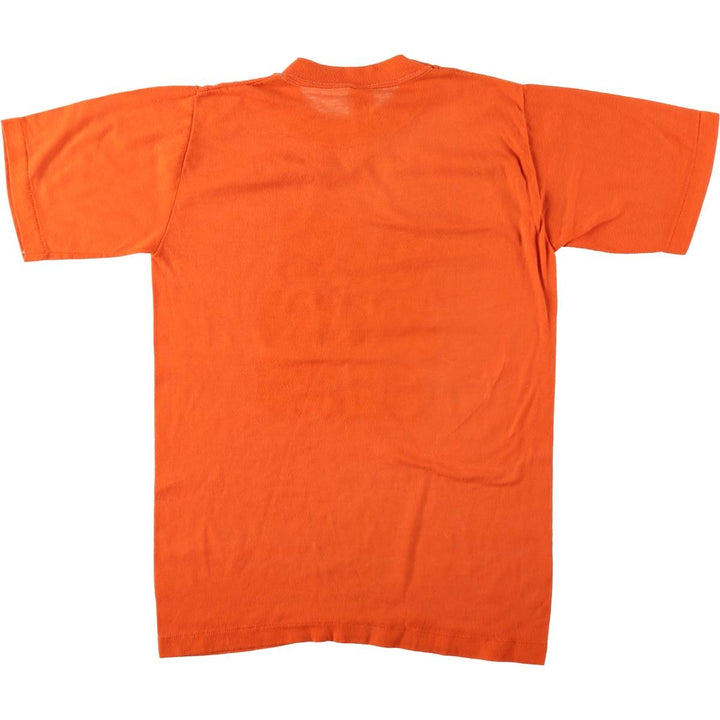 70'S Sportswear Print T-Shirt, Made in USA, Women's Size S (approx.), Vintage polyester orange type Vintage Second Hand