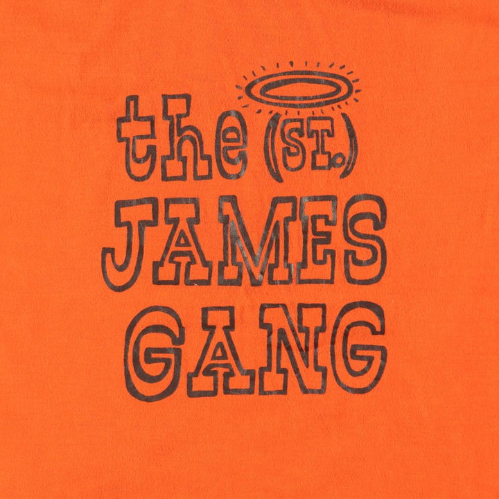 70'S Sportswear Print T-Shirt, Made in USA, Women's Size S (approx.), Vintage polyester orange type Vintage Second Hand