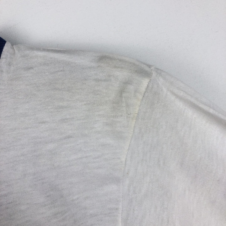 90'S STIHL Advertising Ringer T-Shirt, Women's Size S (Equivalent), Vintage unclear white type Vintage Second Hand