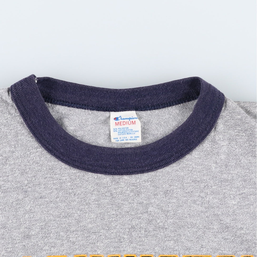 Vintage 1980'S Champion Trico Tag College T-shirt, Made in USA, Women's Size Small polyester gray type Vintage Second Hand