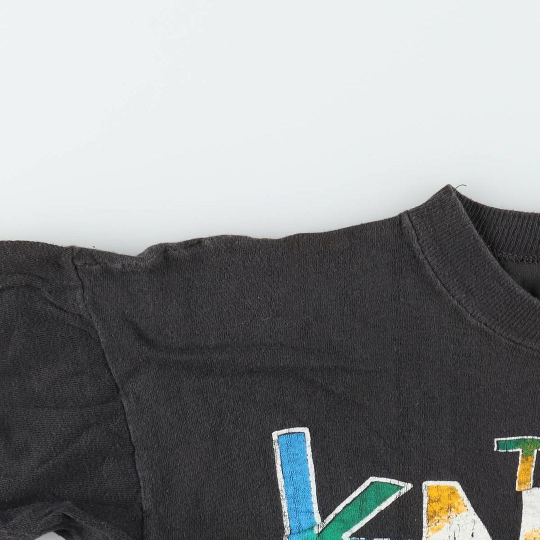 ~90'S The Knack Band T-shirt, Men's Size M (approx.), Vintage unclear black type Vintage Second Hand