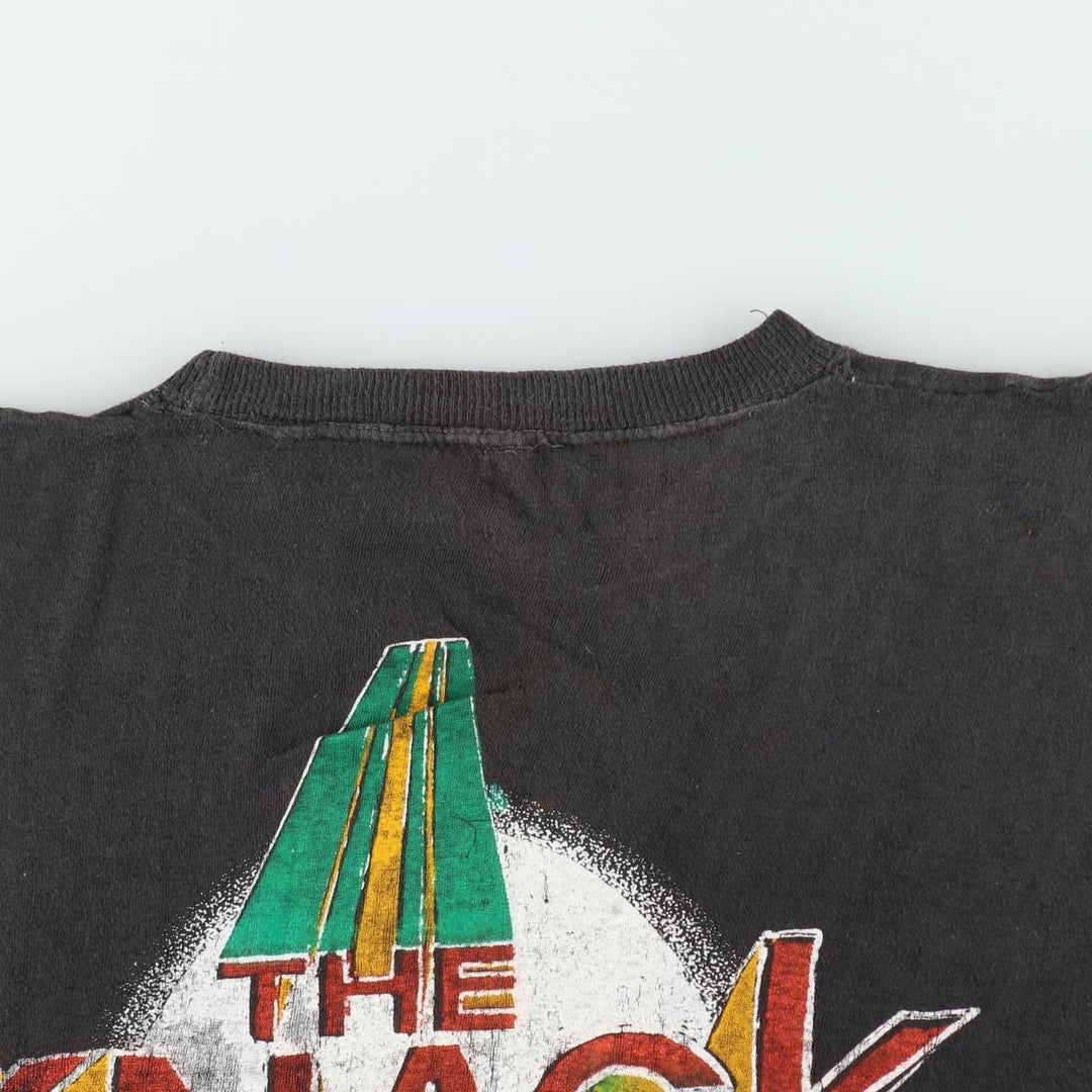 ~90'S The Knack Band T-shirt, Men's Size M (approx.), Vintage unclear black type Vintage Second Hand