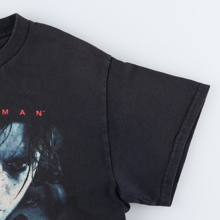 THE BATMAN Movie T-Shirt (Women's Size S) cotton black type Vintage Second Hand
