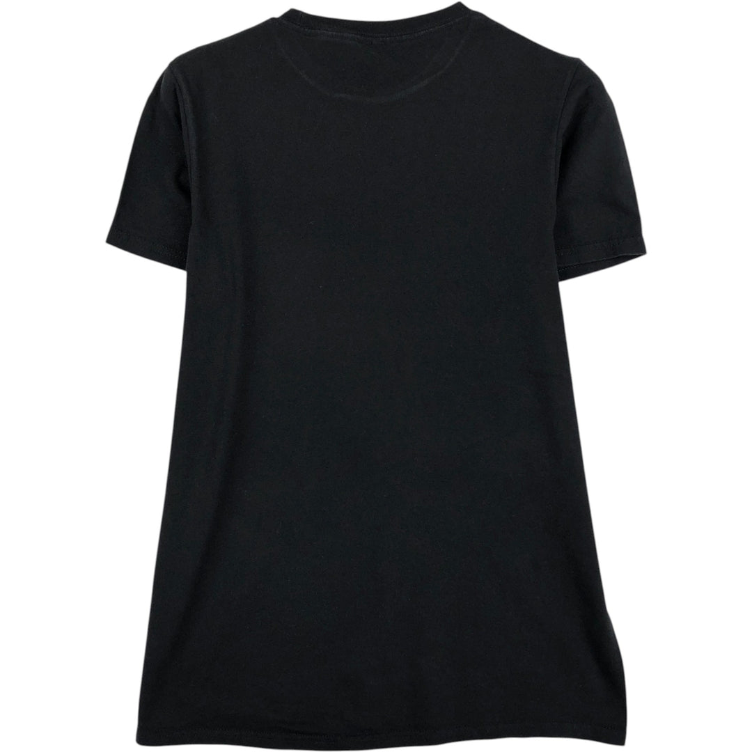 JURASSIC PARK Movie T-shirt (Women's Size S) cotton black type Vintage Second Hand