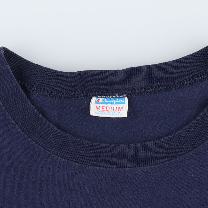 70'S Champion Bar Tag NFL Dallas Cowboys Sports T-Shirt, Made in USA, Women's Size M (Equivalent), Vintage cotton navy blue type Vintage Second Hand