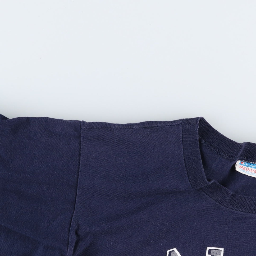 70'S Champion Bar Tag NFL Dallas Cowboys Sports T-Shirt, Made in USA, Women's Size M (Equivalent), Vintage cotton navy blue type Vintage Second Hand