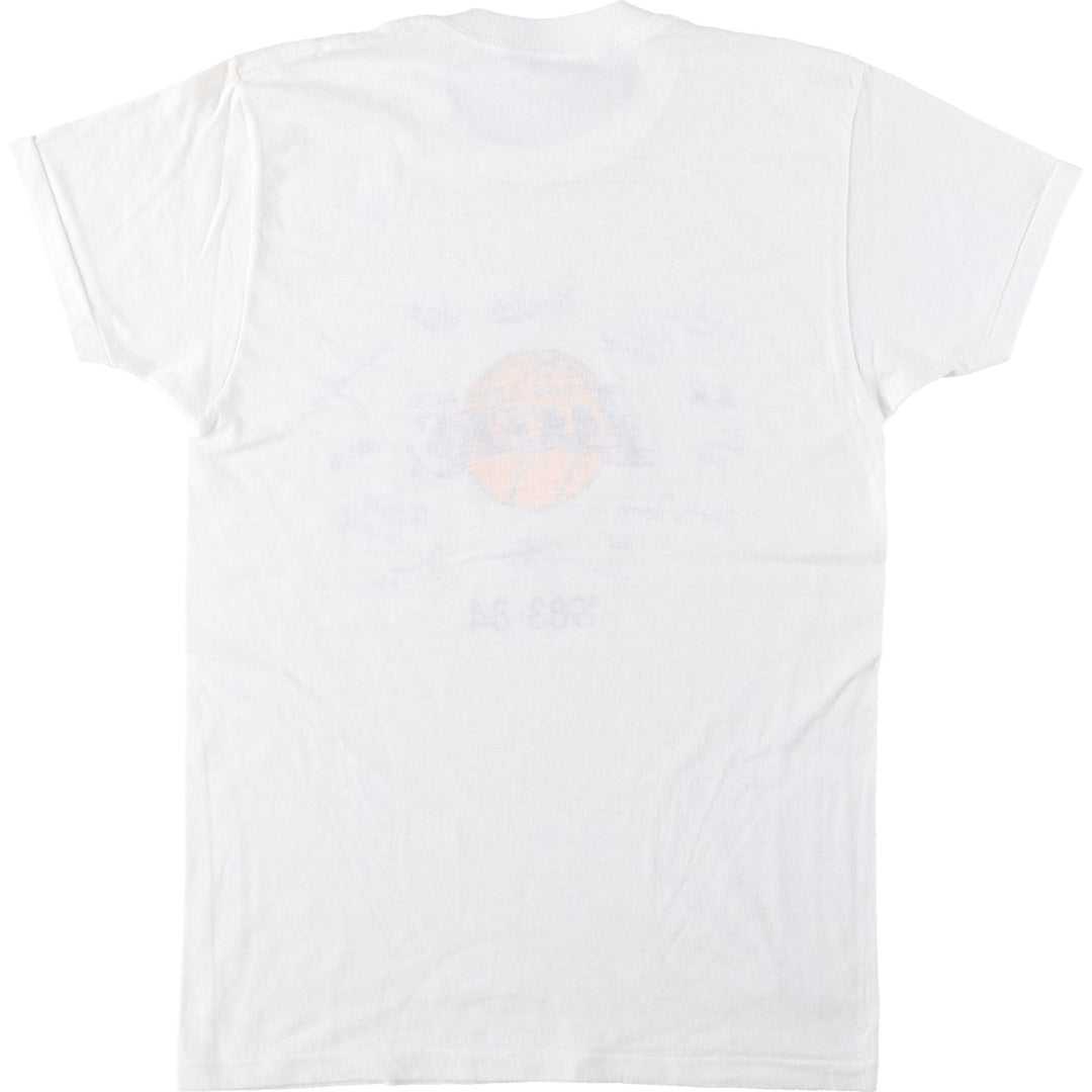 80'S NBA Los Angeles Lakers Logo T-Shirt, Women's Size S (Equivalent), Vintage unclear white type Vintage Second Hand