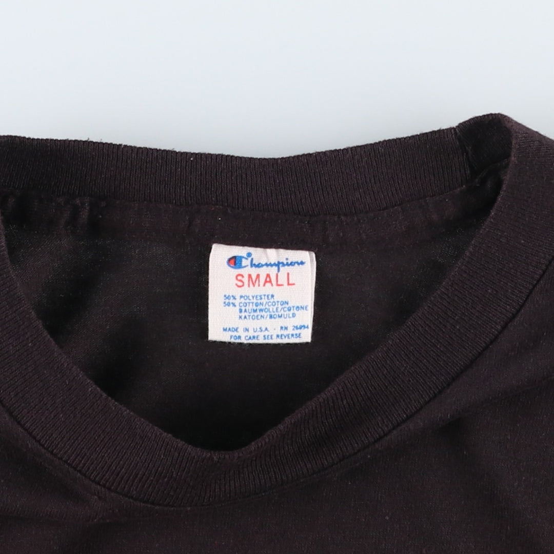 80'S Champion Tricot Tag MLB San Francisco Giants Logo T-Shirt, Made in USA, Women's Size S (Equivalent), Vintage polyester black type Vintage Second Hand