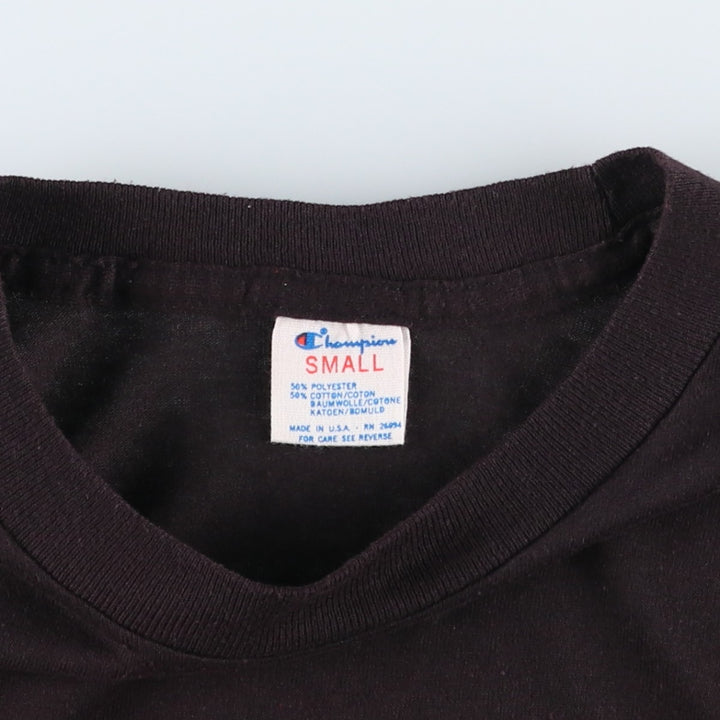 80'S Champion Tricot Tag MLB San Francisco Giants Logo T-Shirt, Made in USA, Women's Size S (Equivalent), Vintage polyester black type Vintage Second Hand