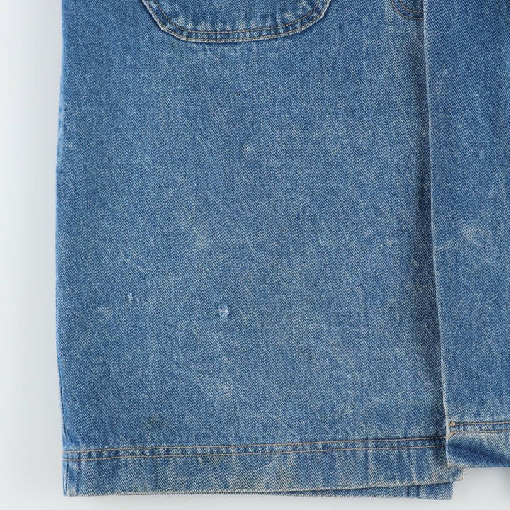 80s-90'S Brittania denim coat, made in USA, women's size L equivalent, vintage. unclear blue type Vintage Second Hand
