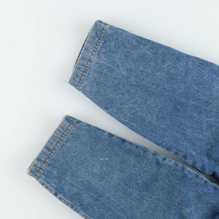 80s-90'S Brittania denim coat, made in USA, women's size L equivalent, vintage. unclear blue type Vintage Second Hand