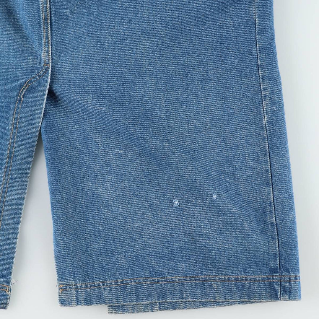 80s-90'S Brittania denim coat, made in USA, women's size L equivalent, vintage. unclear blue type Vintage Second Hand