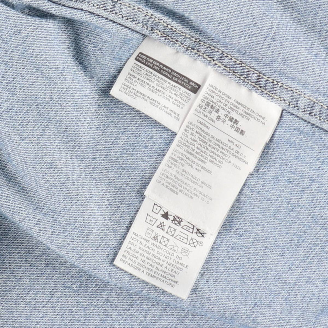 Levi's RED LINEMAN CHORE COAT denim coat, women's size M (approx.) cotton blue type Vintage Second Hand