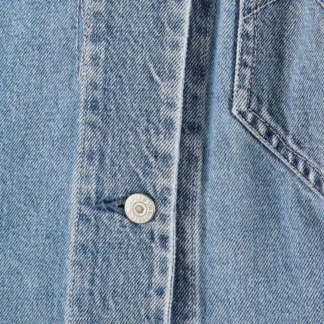 Levi's RED LINEMAN CHORE COAT denim coat, women's size M (approx.) cotton blue type Vintage Second Hand