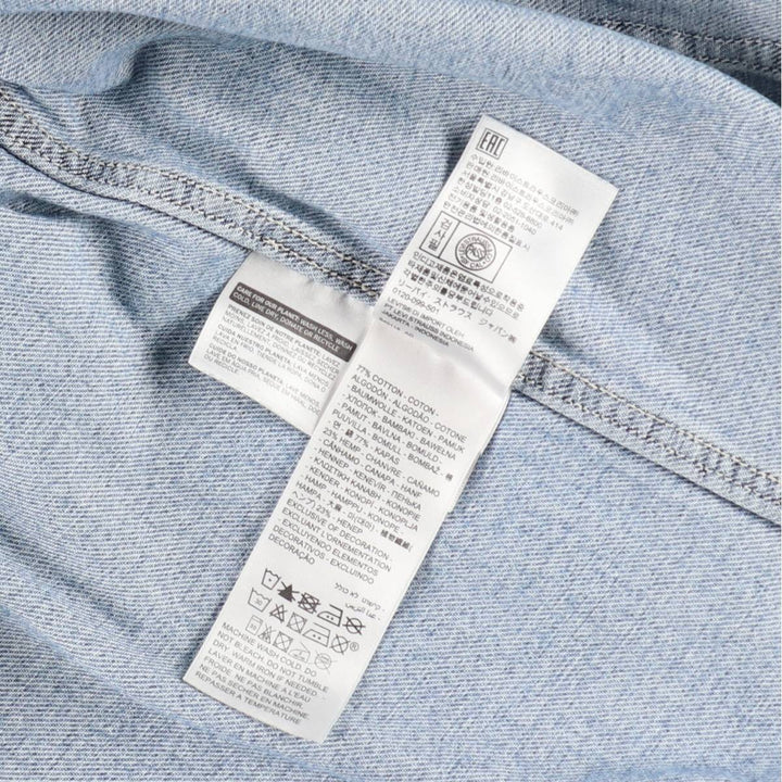 Levi's RED LINEMAN CHORE COAT denim coat, women's size M (approx.) cotton blue type Vintage Second Hand