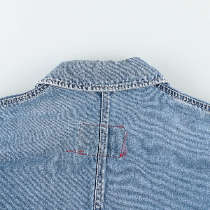 Levi's RED LINEMAN CHORE COAT denim coat, women's size M (approx.) cotton blue type Vintage Second Hand