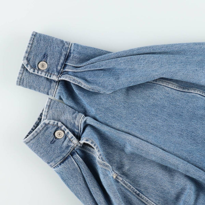 Levi's RED LINEMAN CHORE COAT denim coat, women's size M (approx.) cotton blue type Vintage Second Hand