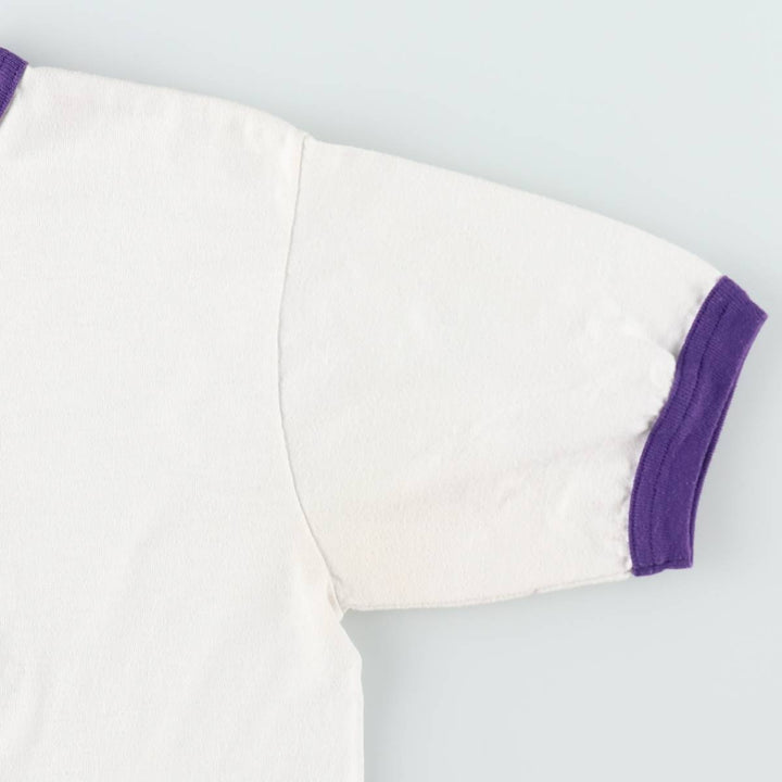 AUGUSTA Ringer T-shirt, Men's Size S cotton white type Vintage Second Hand