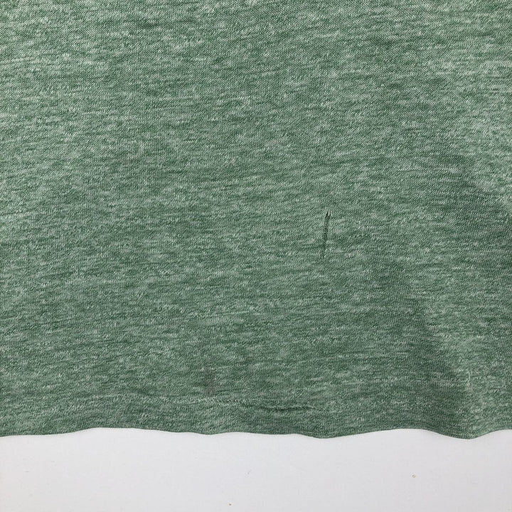 ~80'S Russell Triple Print Ringer T-Shirt, Made in USA, Women's Size M (Equivalent), Vintage cotton green type Vintage Second Hand
