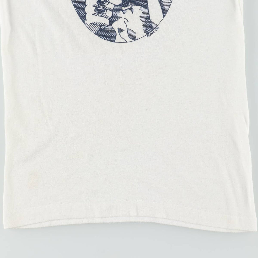 70s-80'S Devknit Ringer T-shirt, Women's Size S (approx.), Vintage polyester white type Vintage Second Hand