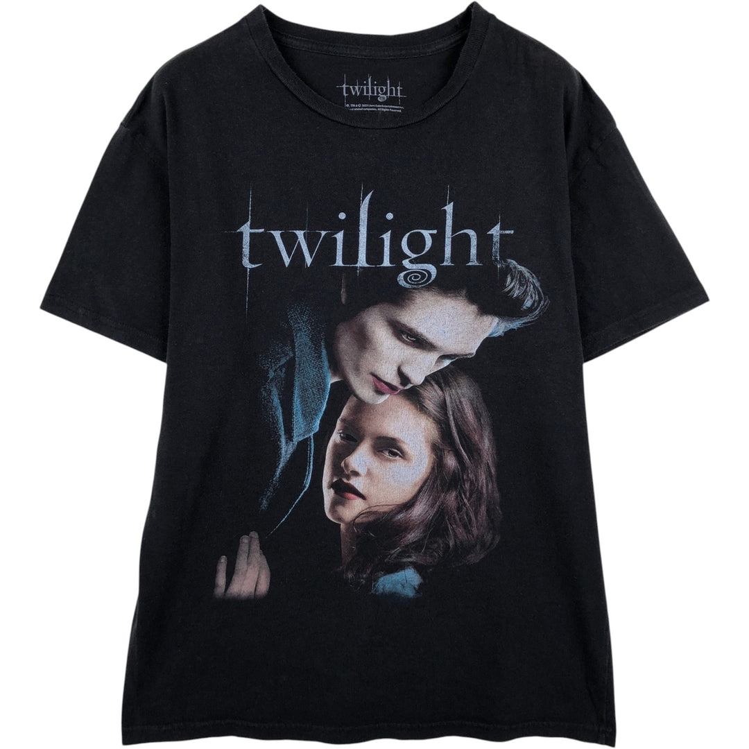 The Twilight Saga Movie T-Shirt (Men's Size M) cotton black type Vintage Second Hand