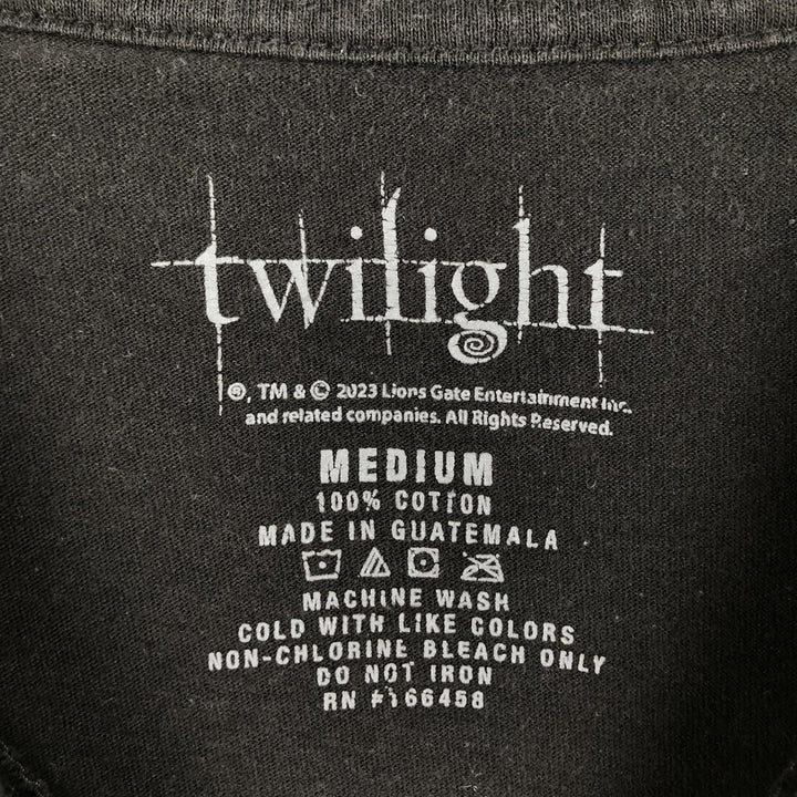 The Twilight Saga Movie T-Shirt (Men's Size M) cotton black type Vintage Second Hand