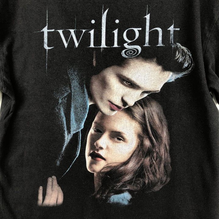 The Twilight Saga Movie T-Shirt (Men's Size M) cotton black type Vintage Second Hand