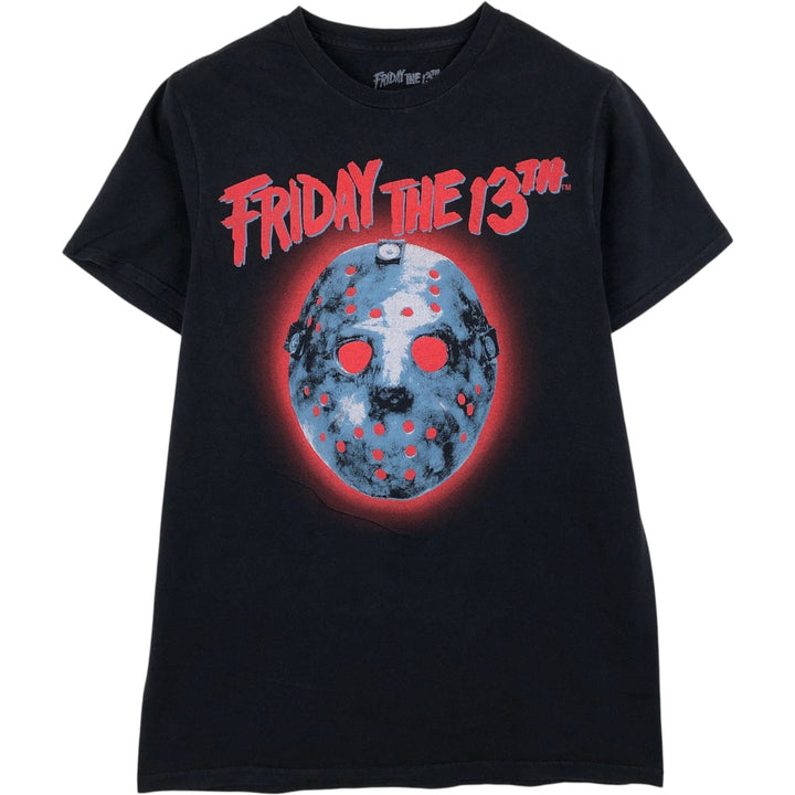 FRIDAY THE 13TH Movie T-shirt (Women's size M) cotton black type Vintage Second Hand