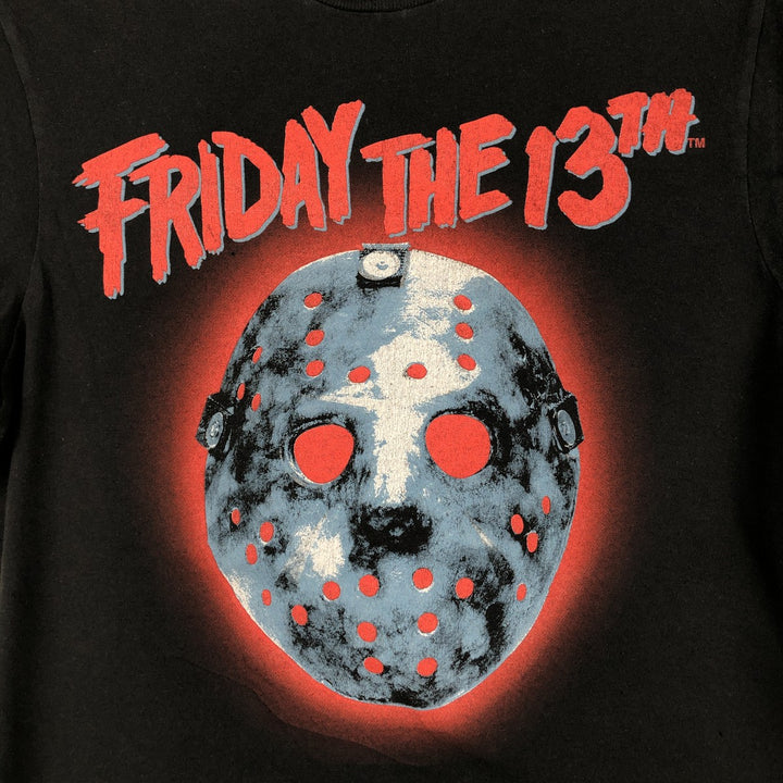 FRIDAY THE 13TH Movie T-shirt (Women's size M) cotton black type Vintage Second Hand