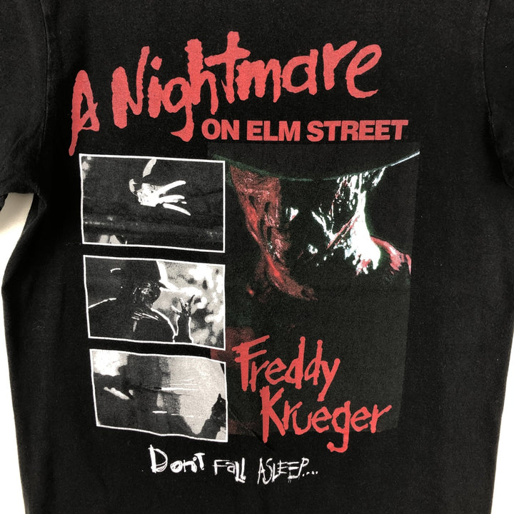 A Nightmare on Elm Street Freddy Krueger Movie T-Shirt (Women's Size S) cotton black type Vintage Second Hand