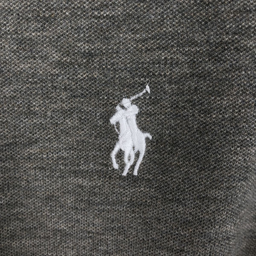 Ralph Lauren POLO RALPH LAUREN SLIM FIT Short-Sleeve Polo Shirt (Women's Size S) unclear gray type Vintage Second Hand