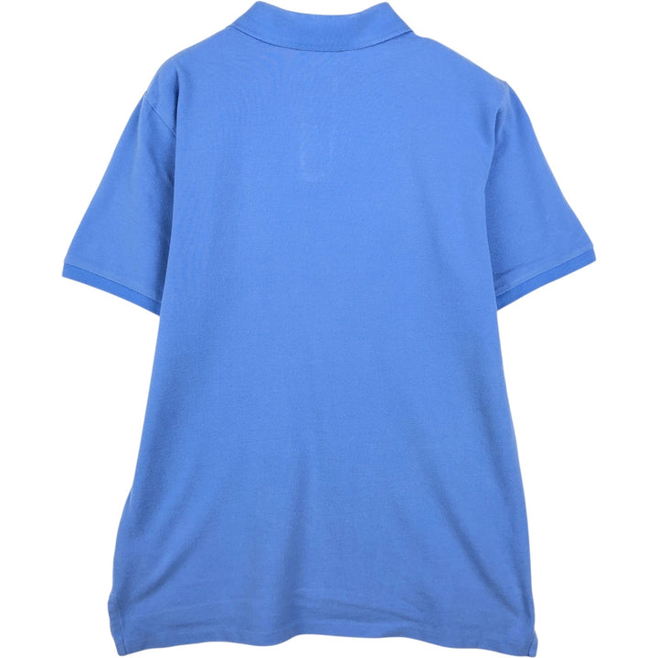 Ralph Lauren POLO RALPH LAUREN Short-Sleeve Polo Shirt, Women's Size M (approx.) cotton Blue type light blue Vintage Second Hand