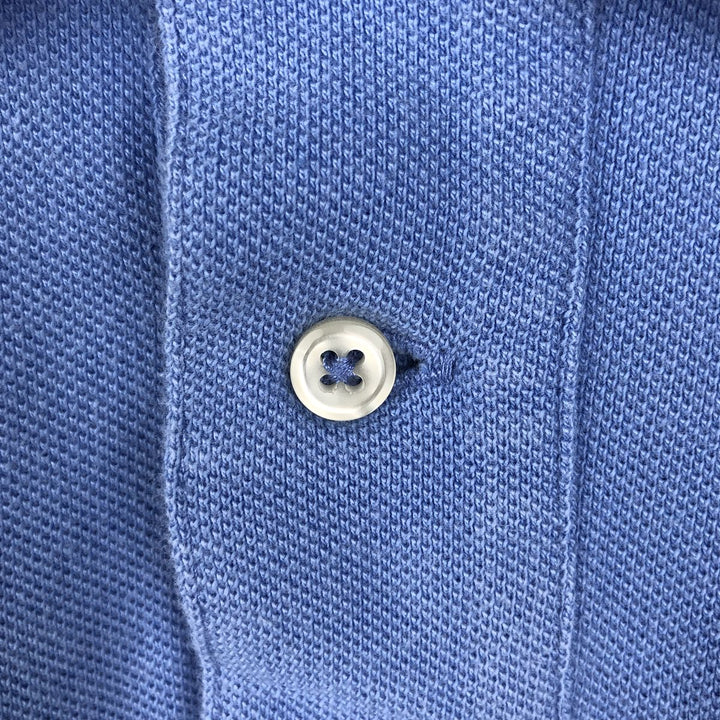 Ralph Lauren POLO RALPH LAUREN Short-Sleeve Polo Shirt, Women's Size M (approx.) cotton Blue type light blue Vintage Second Hand