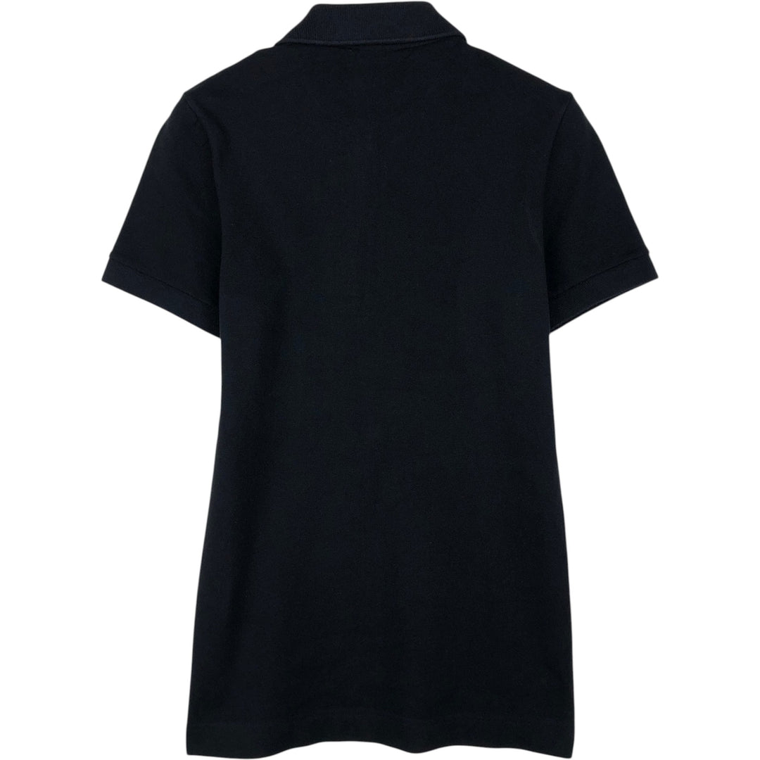 Lacoste LIVE Short-Sleeve Polo Shirt, Women's Size S (approx.) cotton black type Vintage Second Hand