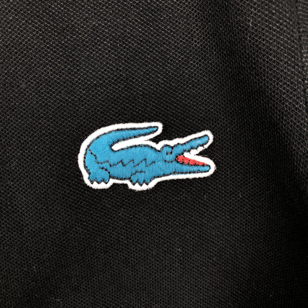 Lacoste LIVE Short-Sleeve Polo Shirt, Women's Size S (approx.) cotton black type Vintage Second Hand