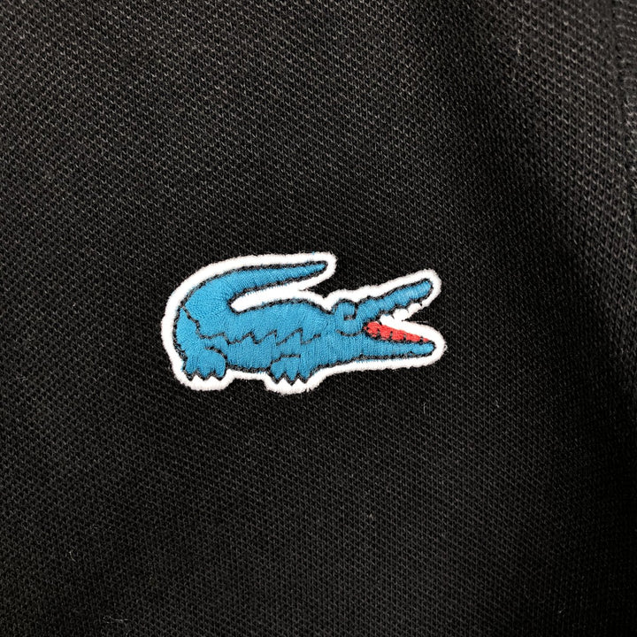 Lacoste LIVE Short-Sleeve Polo Shirt, Women's Size S (approx.) cotton black type Vintage Second Hand