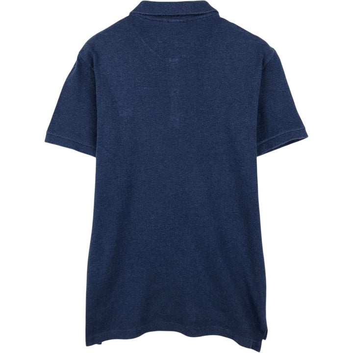 Lacoste LIVE Short-Sleeve Polo Shirt, Women's Size M (approx.) cotton navy blue type Vintage Second Hand