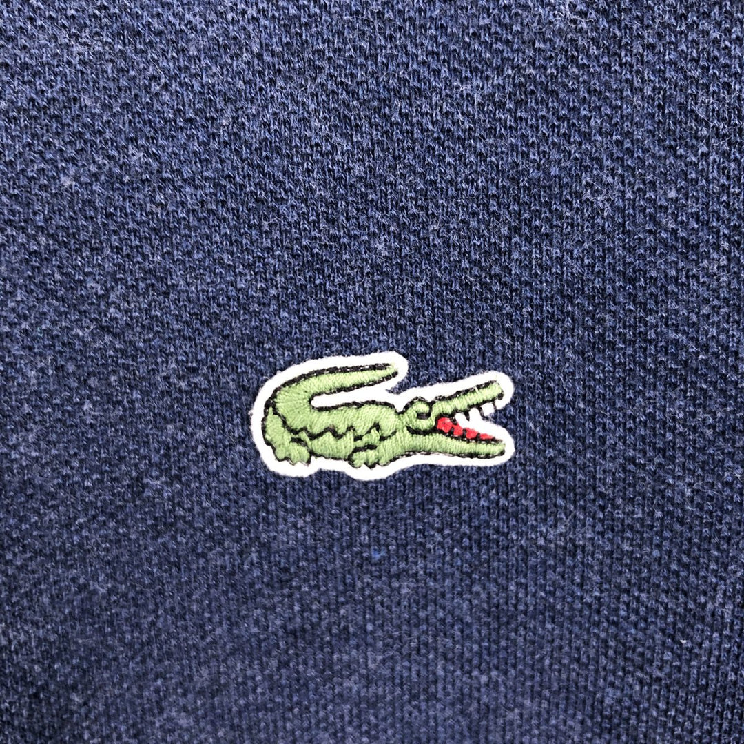 Lacoste LIVE Short-Sleeve Polo Shirt, Women's Size M (approx.) cotton navy blue type Vintage Second Hand
