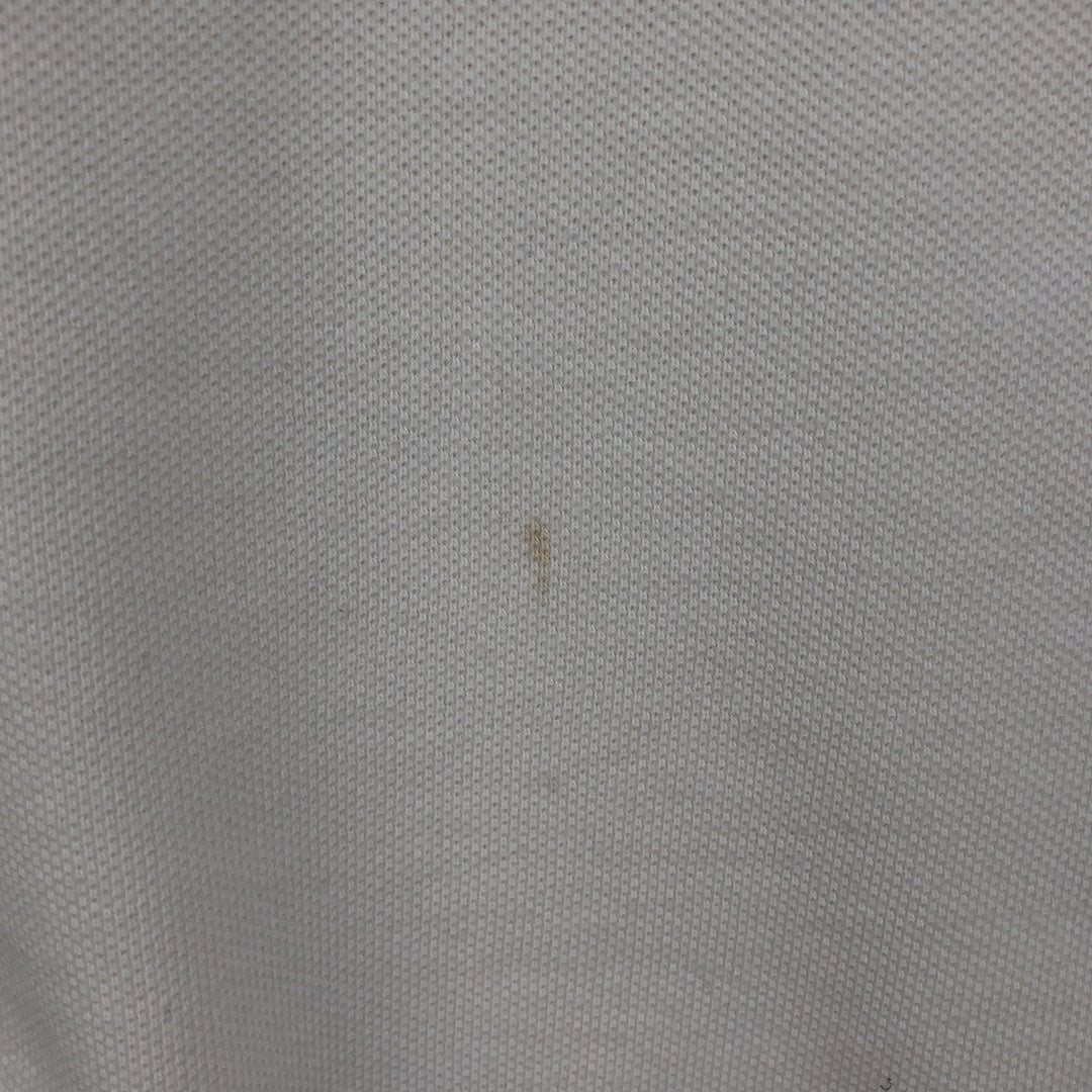 Ralph Lauren Big Pony Short-Sleeve Polo Shirt, Women's Size L (approx.) cotton white type Vintage Second Hand
